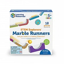 Learning Resources Wall marble run tracks, 18 pieces