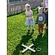 Small Foot Goal Throwing Game, with Rings, Wooden