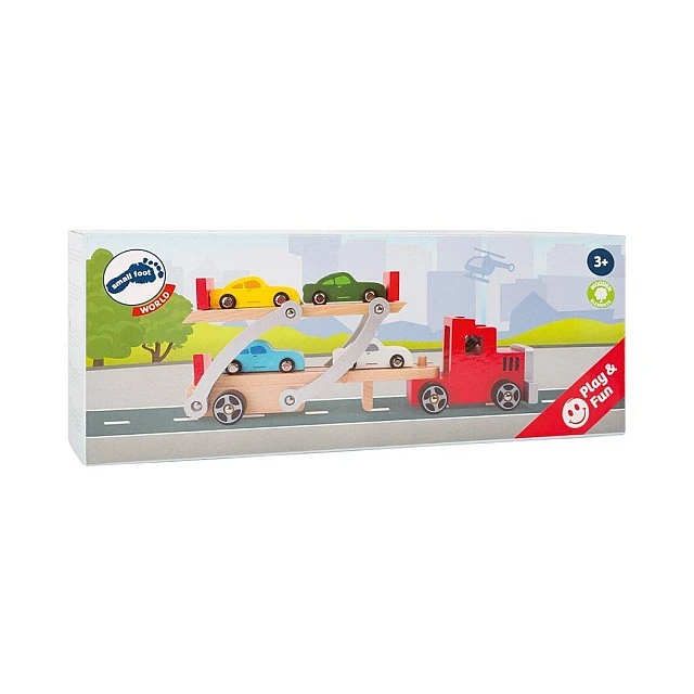 Small Foot Car carrier, wooden