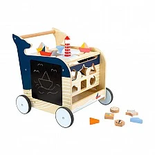 Small Foot Activity walker, wooden, 42 x 39 x 42 cm