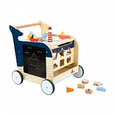 Small Foot Activity walker, wooden, 42 x 39 x 42 cm