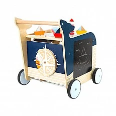Small Foot Activity walker, wooden, 42 x 39 x 42 cm