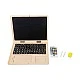 Small Foot Wooden laptop with magnetic board, 30 x 22 x 1.5 cm