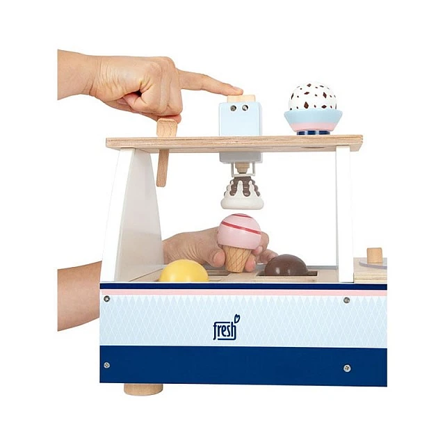 Small Foot wooden ice cream stand, 45 x 21 x 47 cm