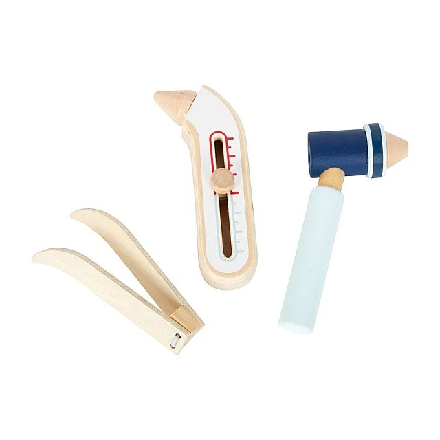 Small Foot children’s doctor set wooden in backpack