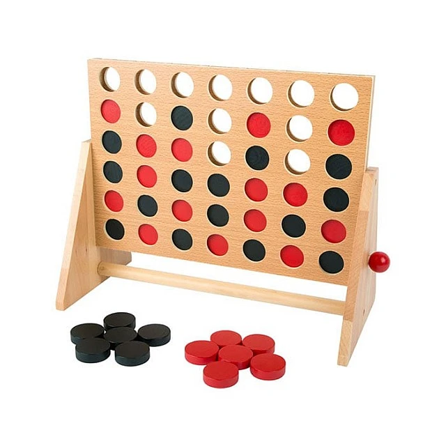 Small Foot Connect 4 wooden game