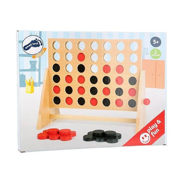 Small Foot Connect 4 wooden game