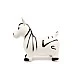 Small Foot Zebra, jumping, rubber, 57 x 27 x 50 cm