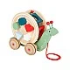Small Foot wooden pull-along Snail with sorter