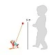 Small Foot wooden push-along Parrot toy, 47 x 6 x 18 cm