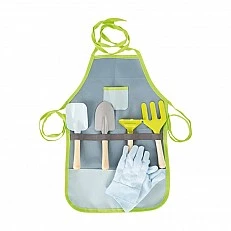 Small Foot Apron with garden tools