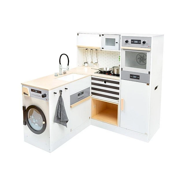 Small Foot XL modular play kitchen wooden, 83 x 29 x 83 cm
