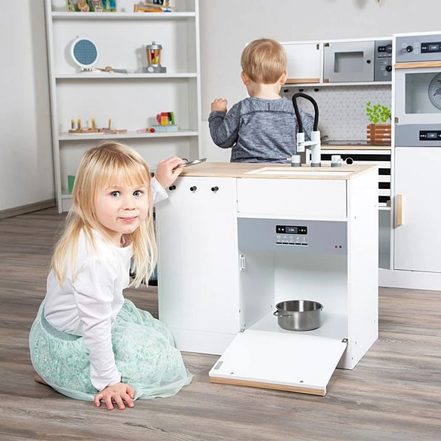 Small Foot XL modular play kitchen wooden, 83 x 29 x 83 cm