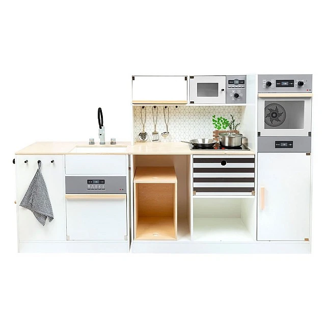 Small Foot XL modular play kitchen wooden, 83 x 29 x 83 cm