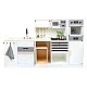 Small Foot XL modular play kitchen wooden, 83 x 29 x 83 cm