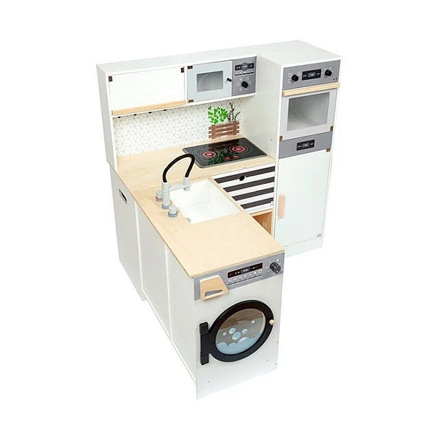 Small Foot XL modular play kitchen wooden, 83 x 29 x 83 cm