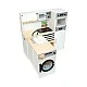 Small Foot XL modular play kitchen wooden, 83 x 29 x 83 cm