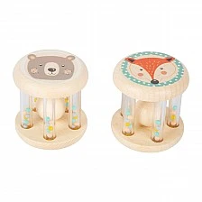 Small Foot wooden baby rattles set, 2 pieces