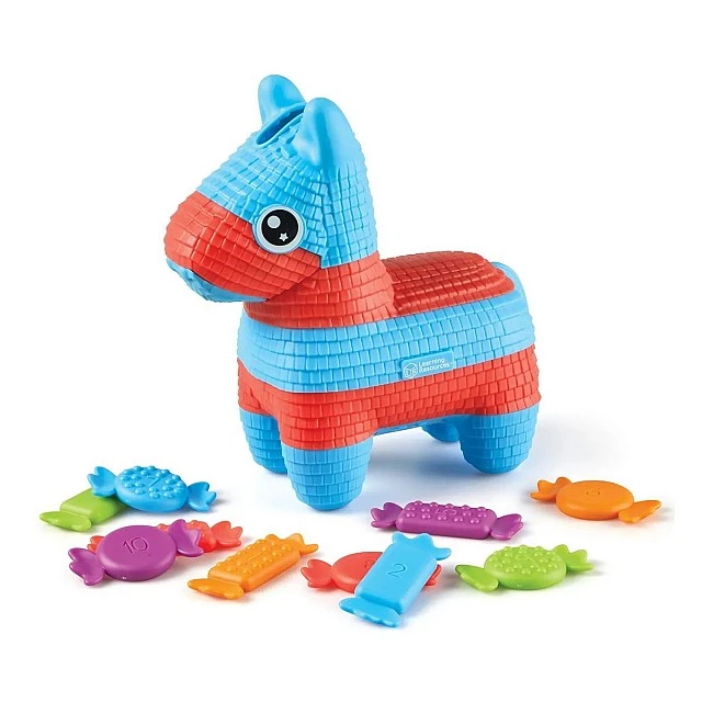 Learning Resources Piñata with 10 colored candies, counting