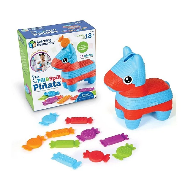 Learning Resources Piñata with 10 colored candies, counting