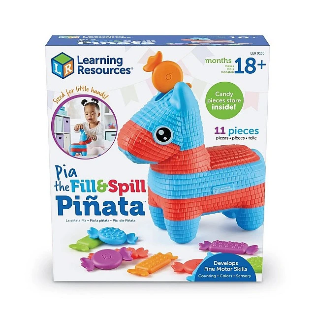 Learning Resources Piñata with 10 colored candies, counting