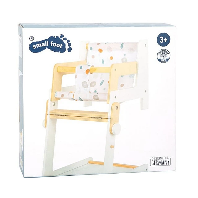 Small Foot Столче за хранене за кукли, дървено, 26 х 28 х 48 cm