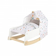 Small Foot wooden doll’s cradle, 54 x 28 x 28 cm