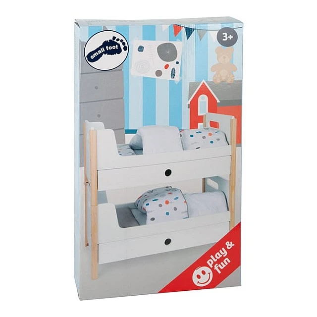 Small Foot Doll bed, two-story, wooden