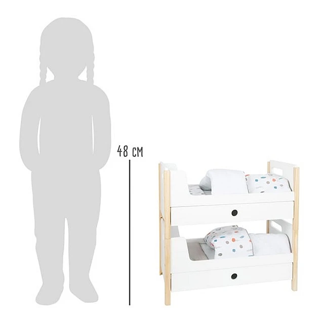 Small Foot Doll bed, two-story, wooden