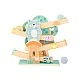 Small Foot Track with balls, with animals, wooden