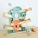 Small Foot Track with balls, with animals, wooden