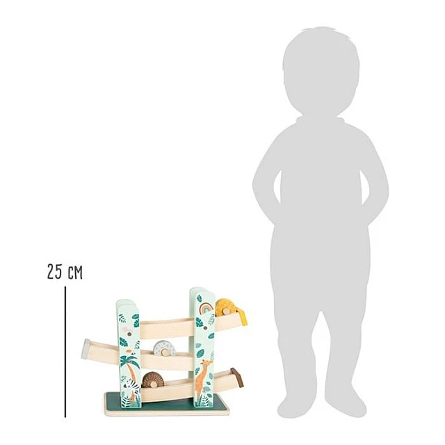 Small Foot Писта с топчета Сафари, дървена