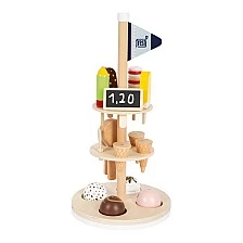 Small Foot Ice cream stand, with accessories, wooden