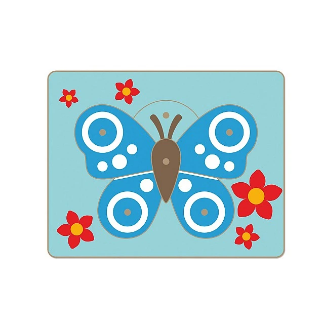 Nowa Szkola Puzzle Butterfly, wooden, 22 x 28 cm