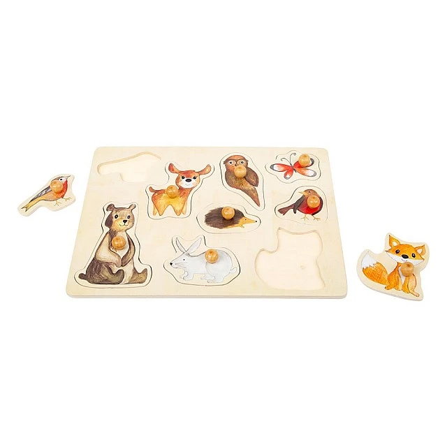 Small Foot wooden Forest animals puzzle, 9 pieces