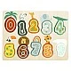 Small Foot Safari puzzle, with numbers, wooden