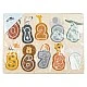 Small Foot Safari puzzle, with numbers, wooden