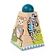 Small Foot Jungle stacking tower with threading shapes wooden, 6 pieces