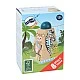 Small Foot Jungle stacking tower with threading shapes wooden, 6 pieces
