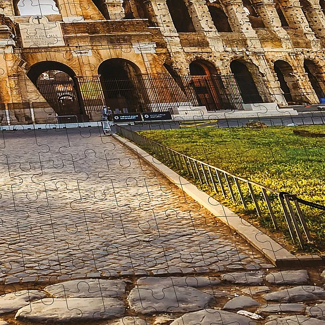 Grafix Пъзел Колизеума в Рим, 50 х 70 cm, 1000 части