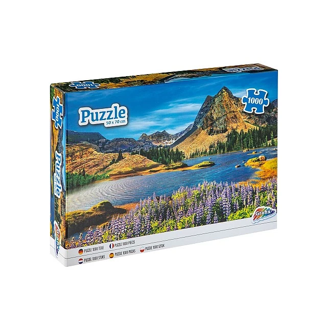 Grafix Puzzle Lake view, 50 x 70 cm, 1000 pieces