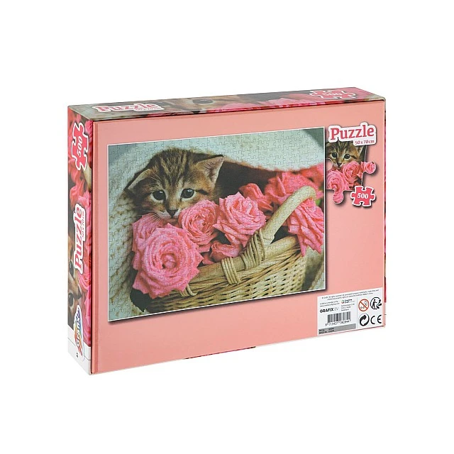Grafix Пъзел Котка, 50 х 70 cm, 500 части
