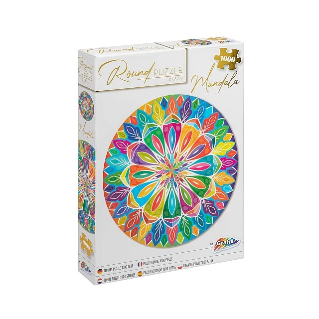 Grafix Puzzle Mandala, round, 1000 pieces