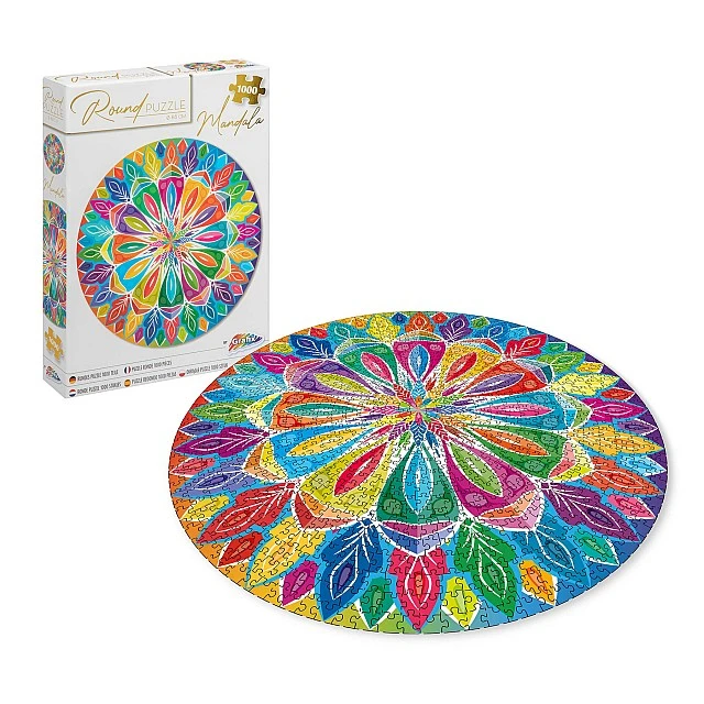 Grafix Puzzle Mandala, round, 1000 pieces