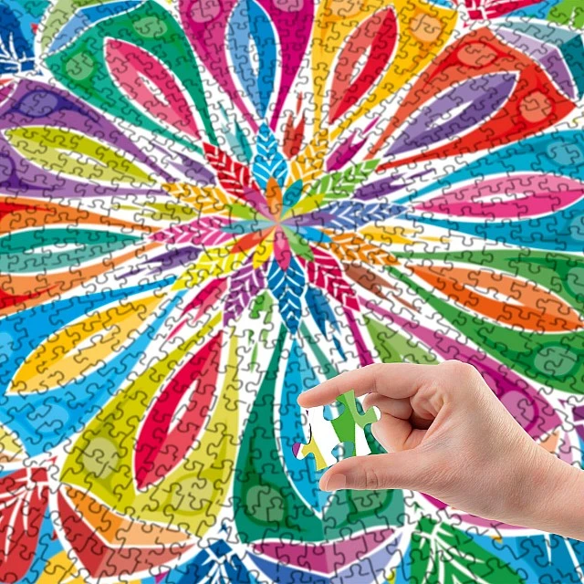 Grafix Puzzle Mandala, round, 1000 pieces