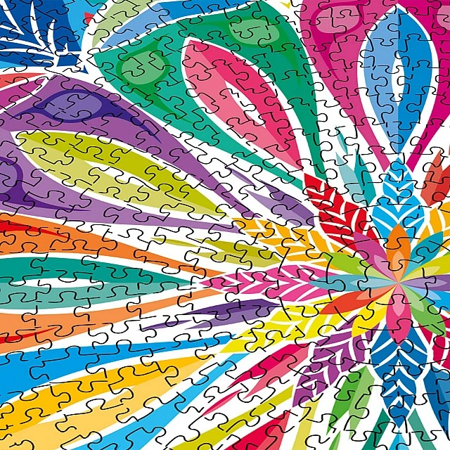 Grafix Puzzle Mandala, round, 1000 pieces