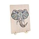 Grafix Puzzle Elephant, unique shapes, wooden, 137 pieces