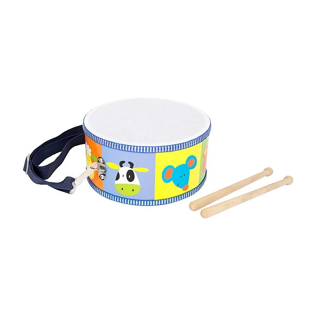 Small Foot Drum, with belt and sticks, children’s