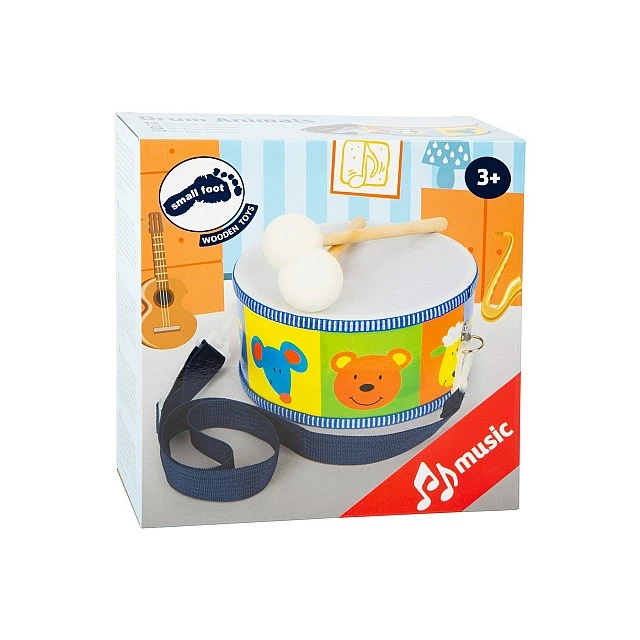 Small Foot Drum, with belt and sticks, children’s