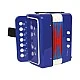 Small Foot Accordion, children’s, blue, 17 x 9.5 x 17 cm